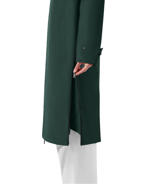 LAST ONE in S - Maium Mac Rain Coat or Poncho - Pine Green