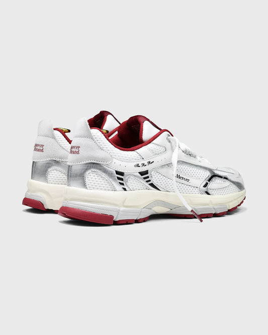 The Re-Run White Silver - Dark Red