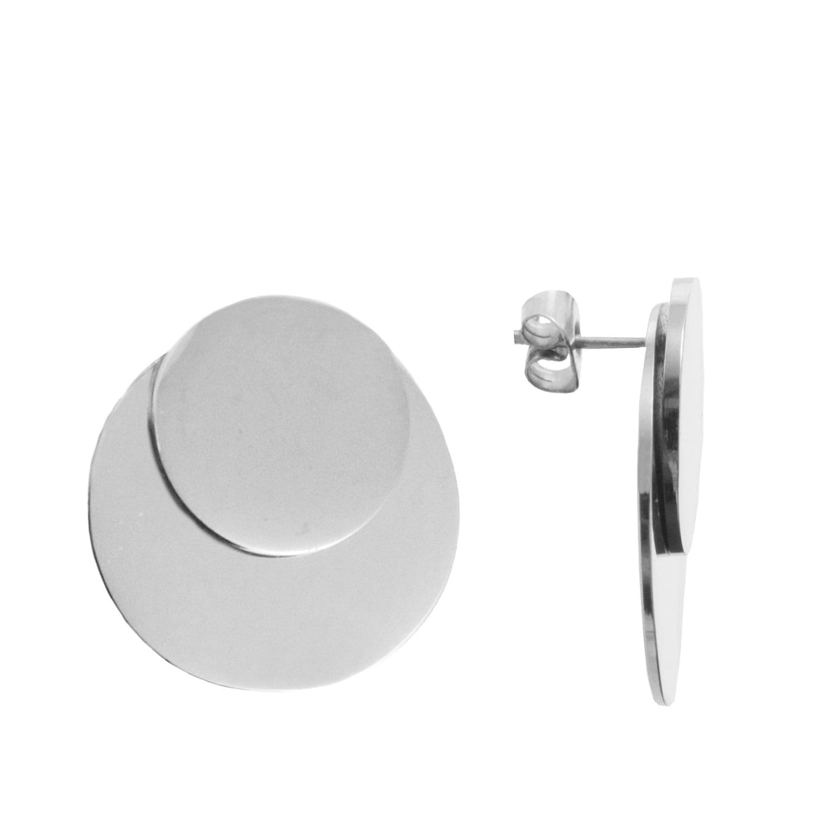 Bandhu Dual Earrings - Silver