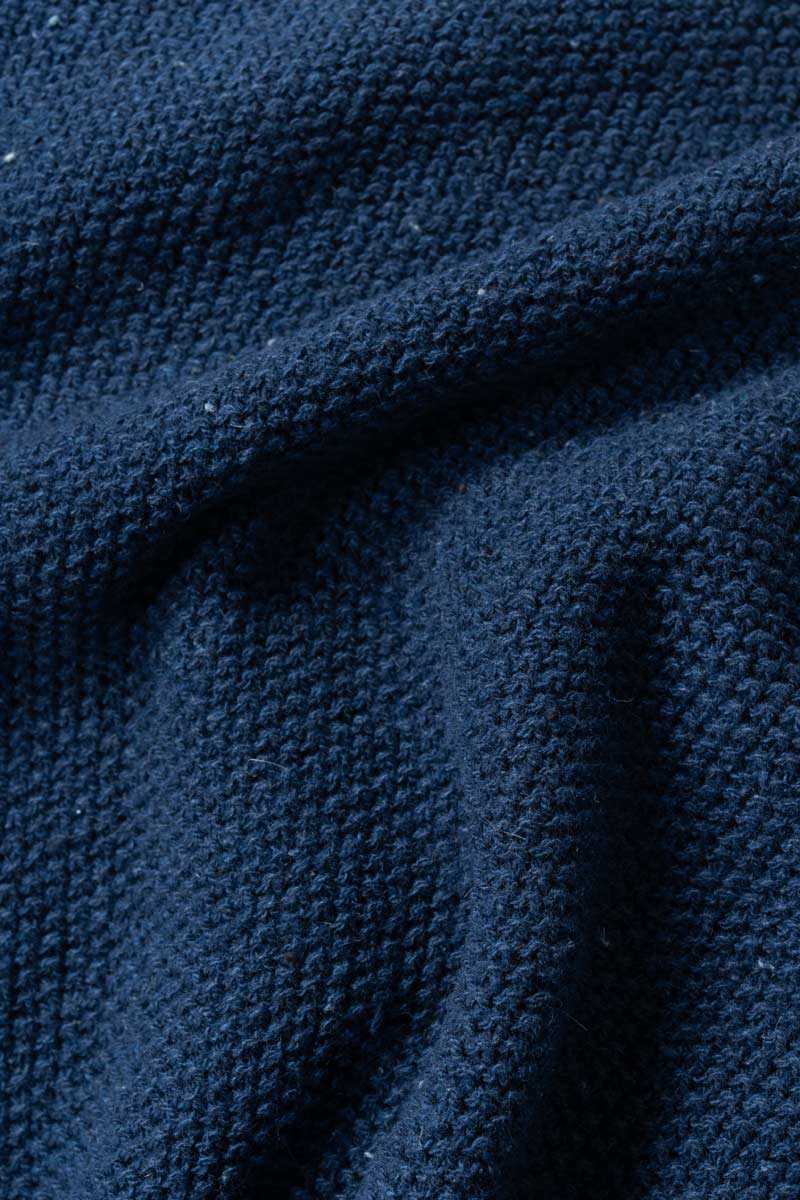 Alice Recycled Denim Knit Jumper - Baltic Blue