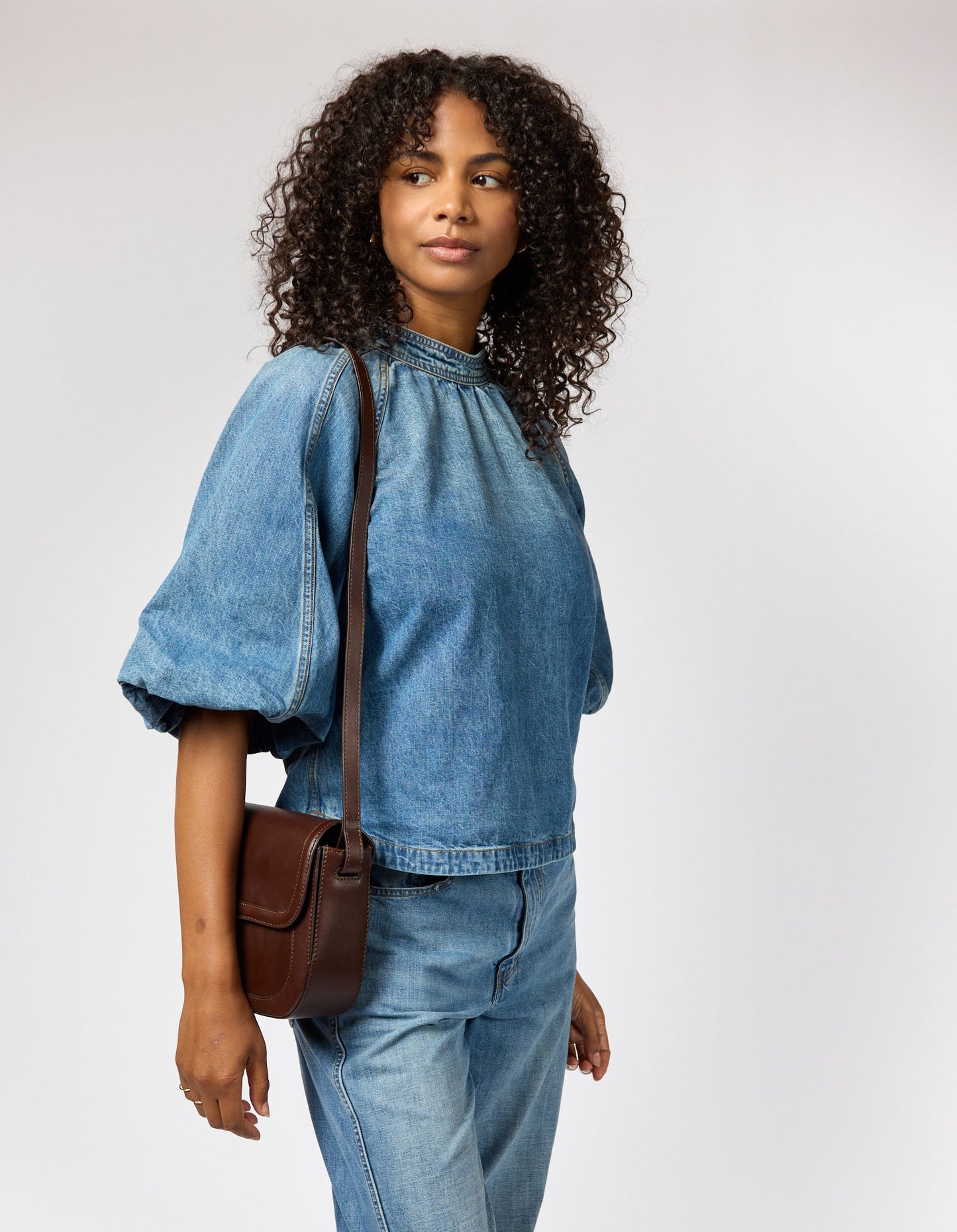 Nina Bag - Chocolate Classic Leather