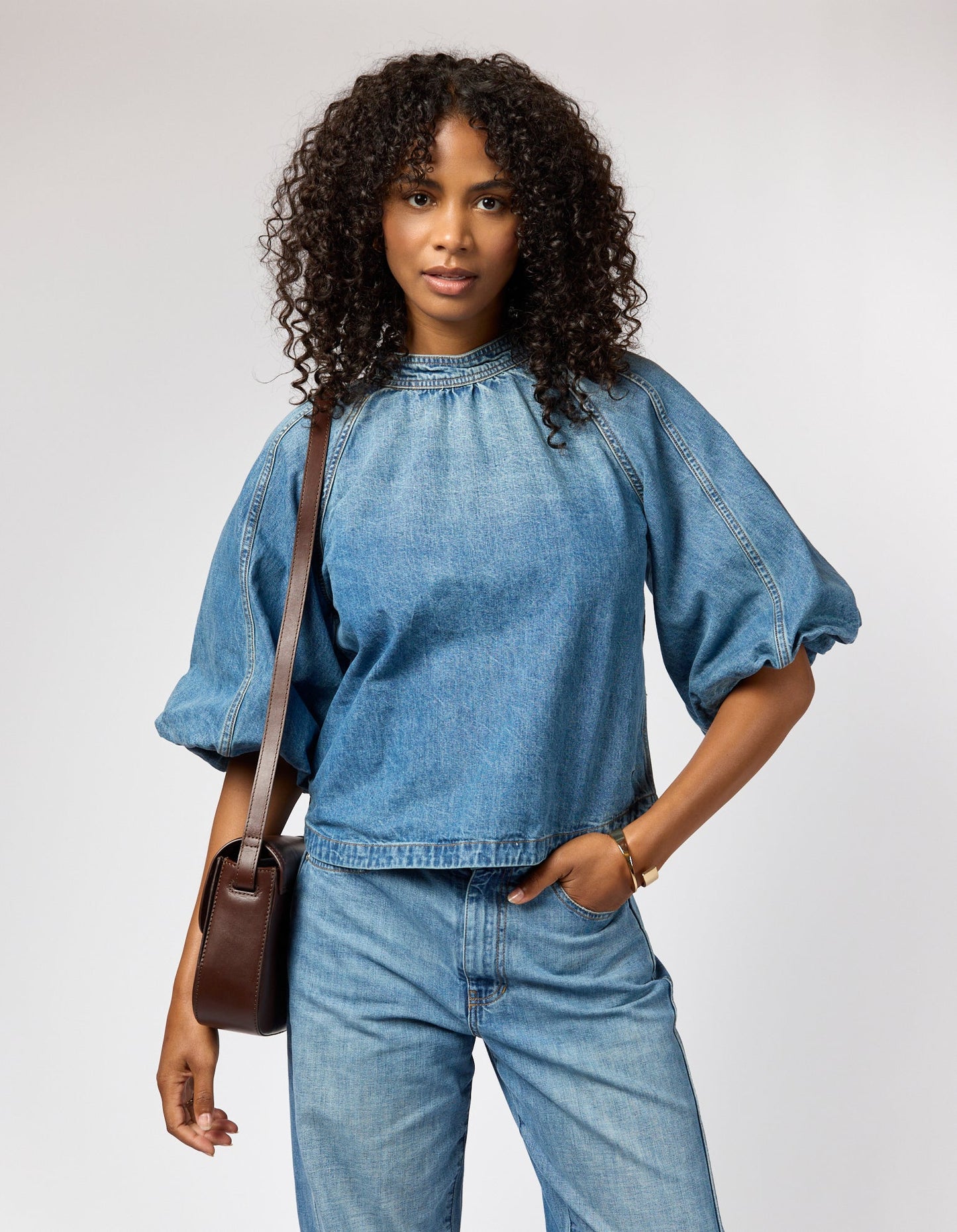 Nina Bag - Chocolate Classic Leather