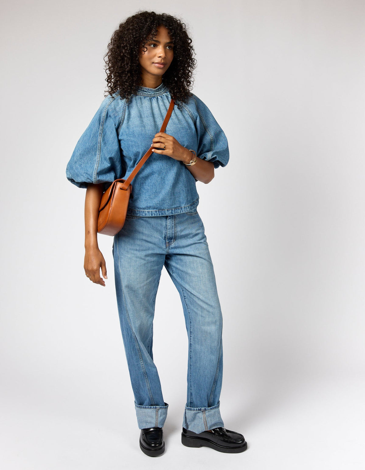 Nina Bag - Cognac Classic Leather