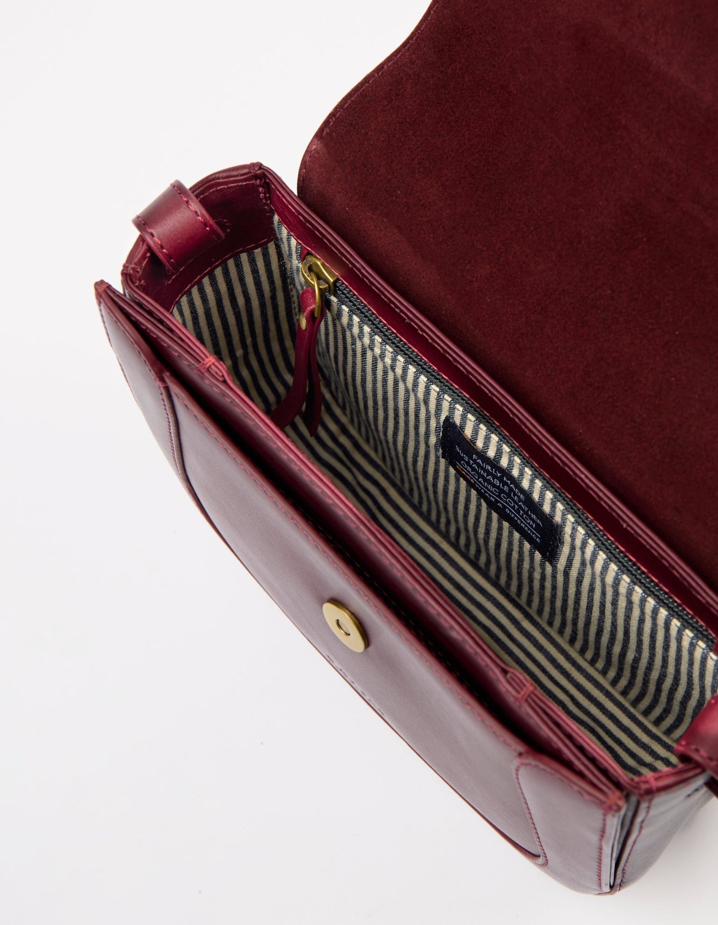 Nina Bag - Dark Cherry Classic Leather