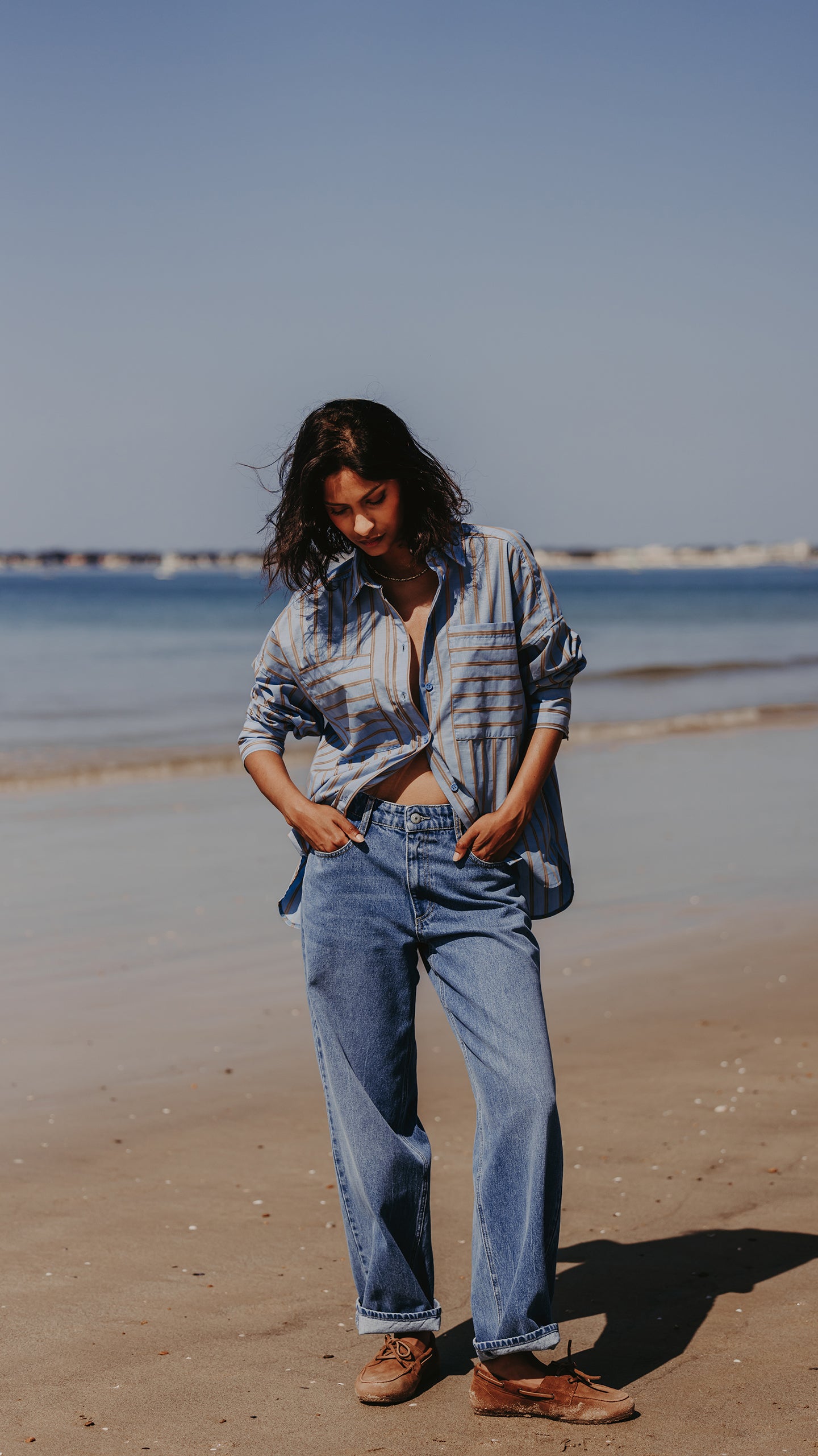 LAST ONE in 38 - Odette Jeans 230 - Mid Blue