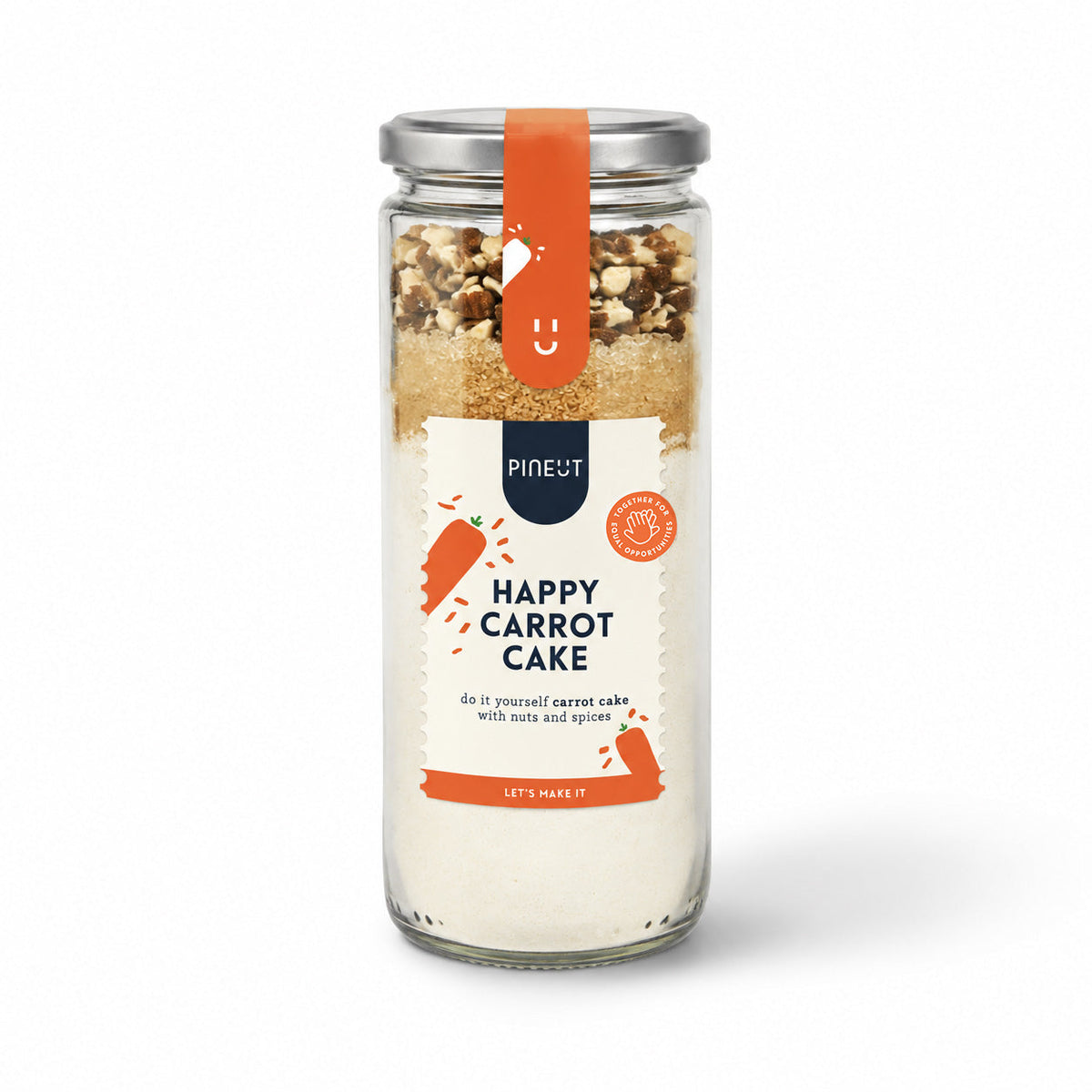 Happy Carrot Cake Jar