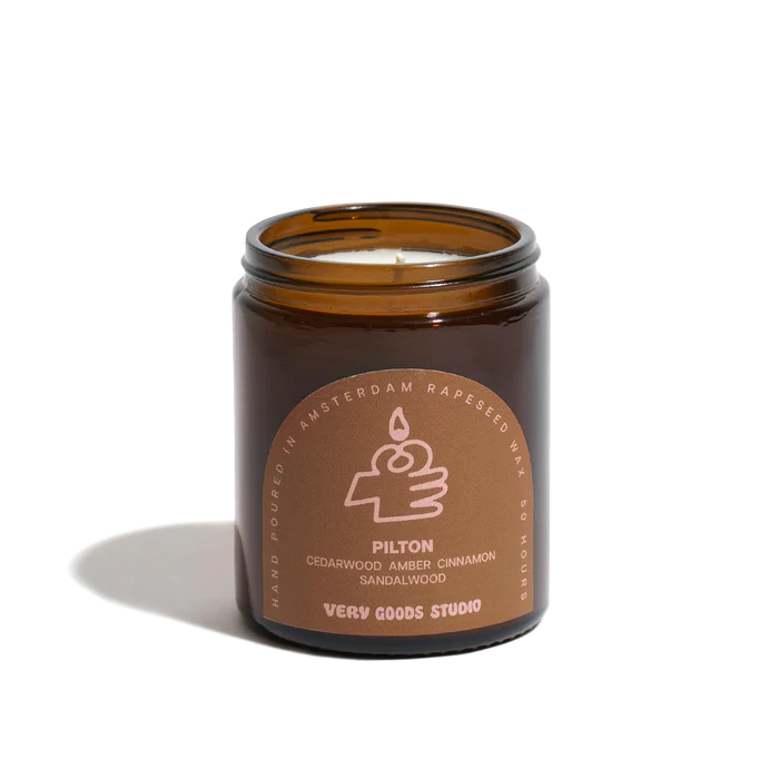 Very Goods Studio Amber Glass Candles - Pilton