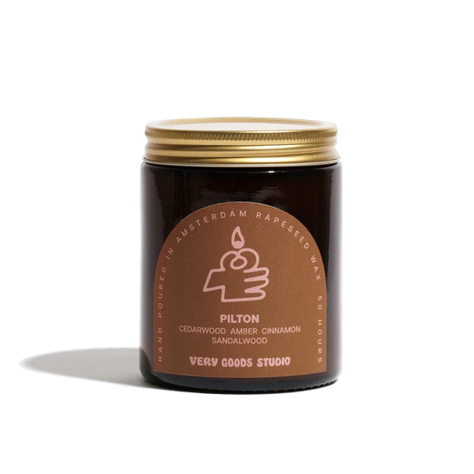 Very Goods Studio Amber Glass Candles - Pilton