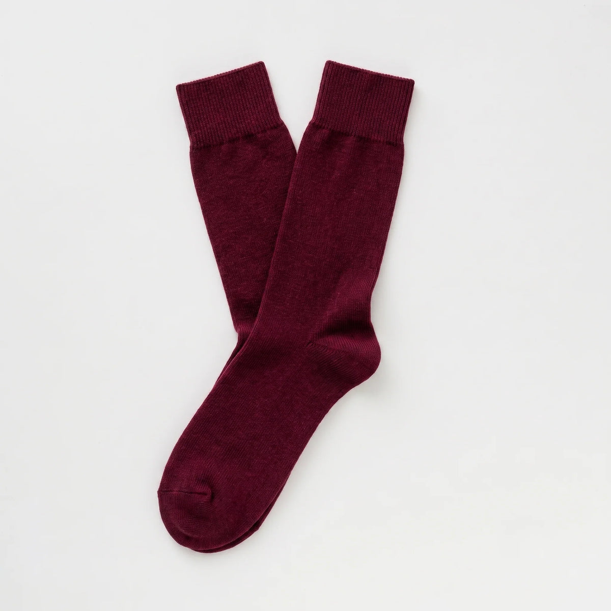 Merino Wool Socks - Plum