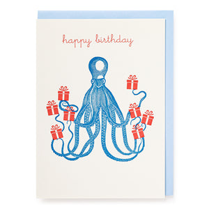 Archivist Gallery Greeting Card - Octopus Birthday