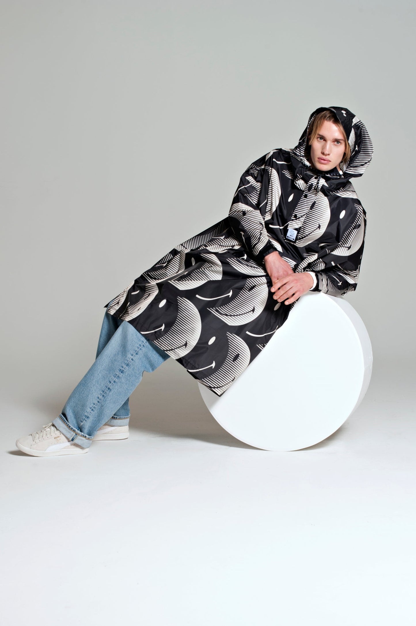 Poncho - Half Moon Smiley