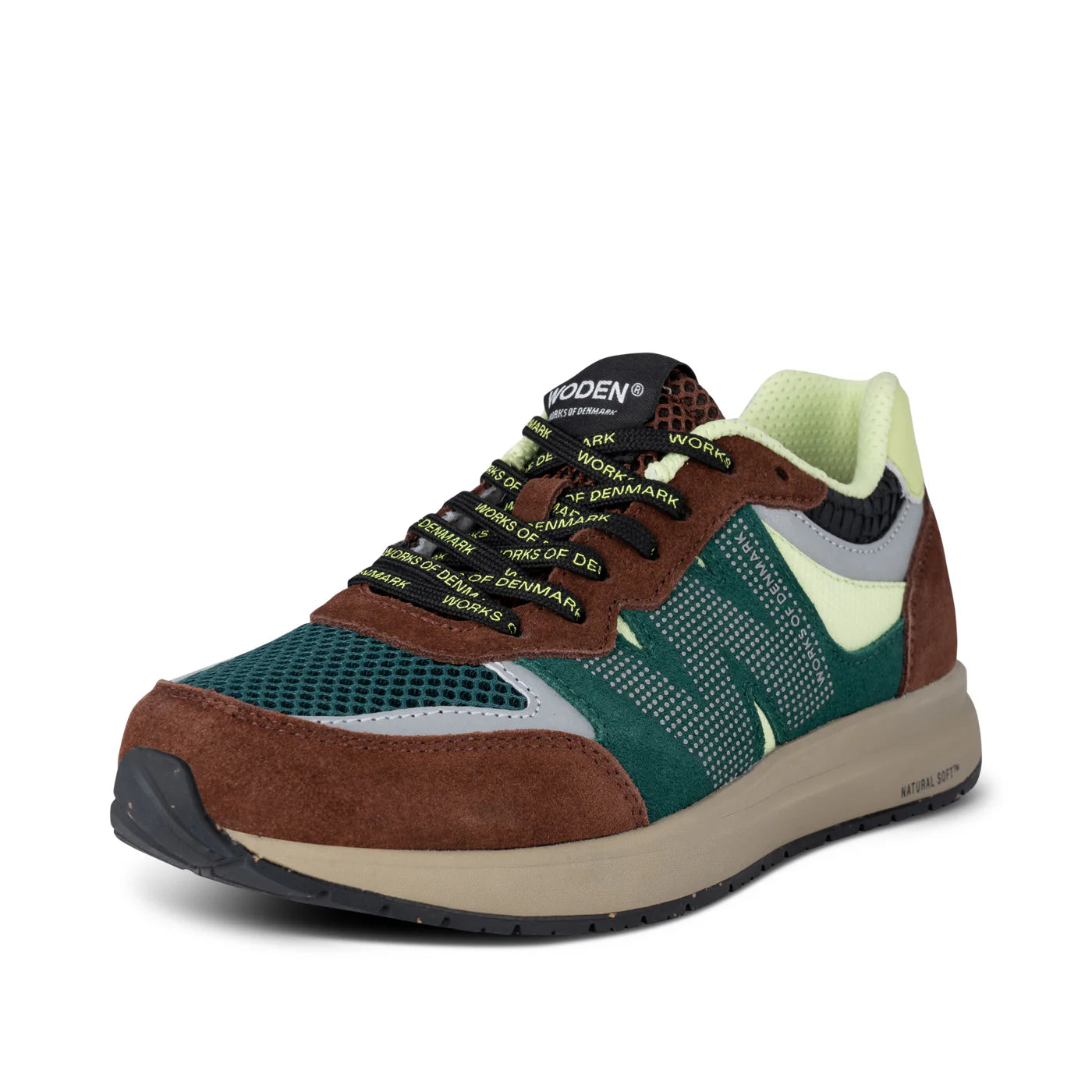 Rigmor Open Mesh Sneaker - Sepia/Deep Forest