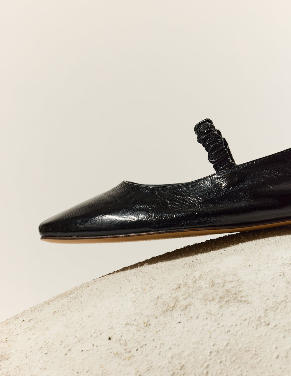 Ballerina Serra - Pleated Black