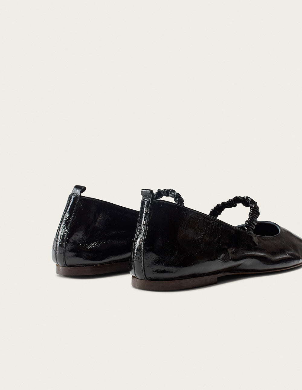 Ballerina Serra - Pleated Black