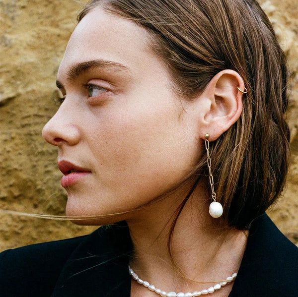 Long Earrings - Freshwater Pearl