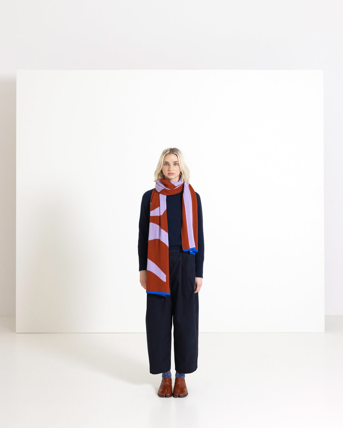 Semicolon Maxi Scarf - Lilac