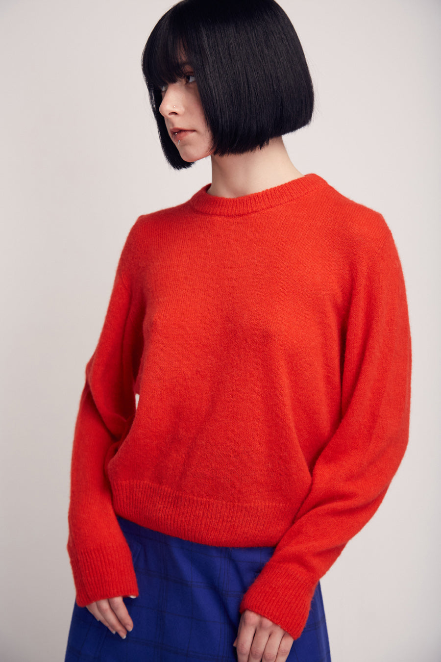 LAST ONE in M - Babol Alpaca Jumper - Red
