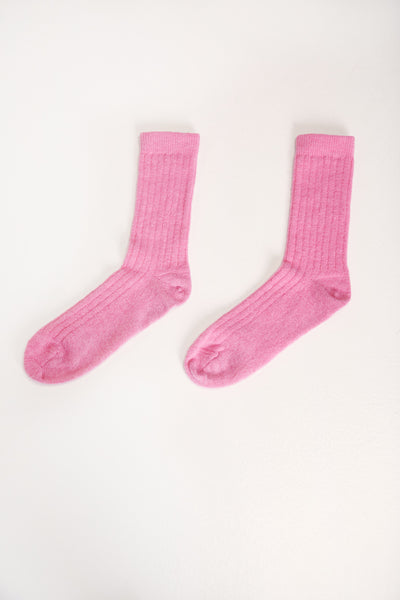 Lisos Wool Socks - Pink