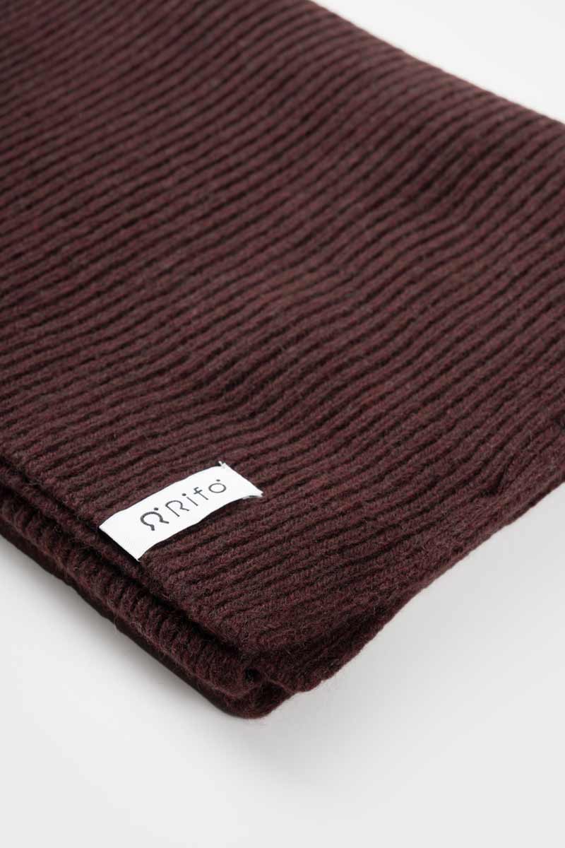 Rifo Recycled Cashmere Scarf Federico -  Coffee Brown