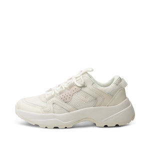 LAST PAIR in 36 - Woden Sif Reflective Sneaker - Blanc de Blanc