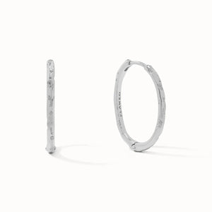 Gaia Hoops - Silver