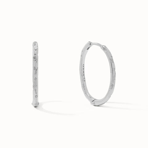 Gaia Hoops - Silver