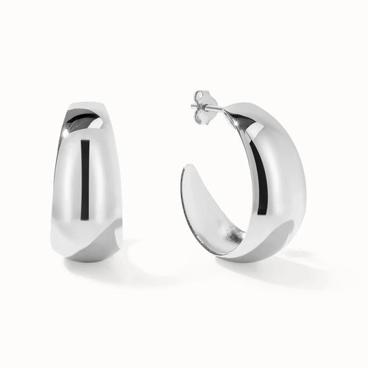 Nia Hoops - Silver