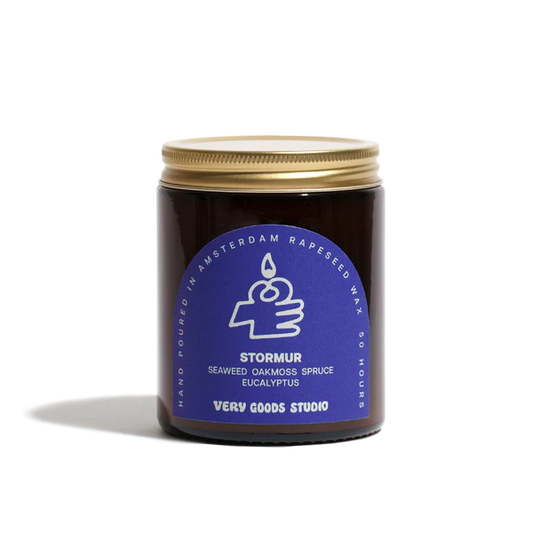 Very Goods Studio Amber Glass Candles - Stormur