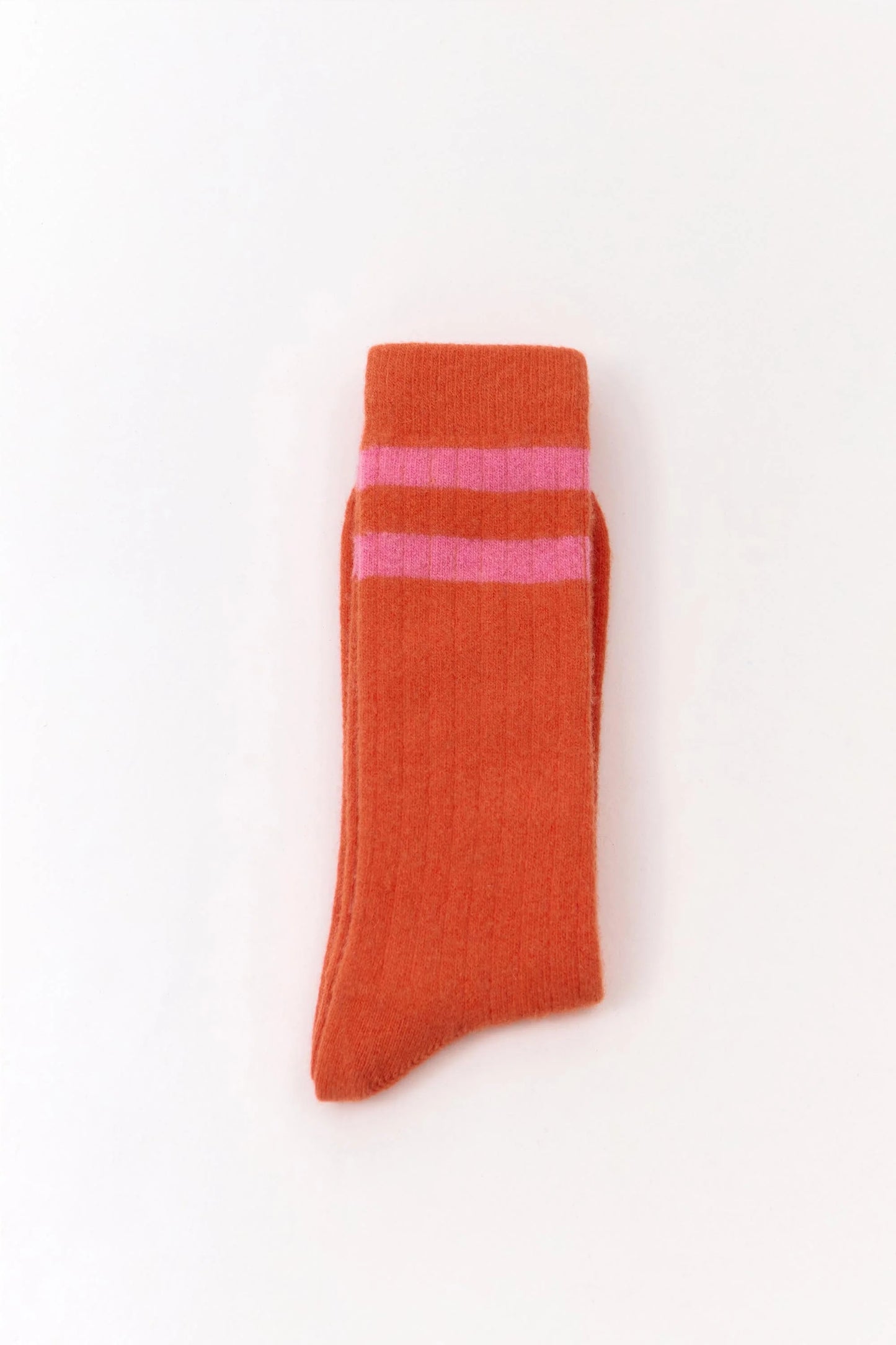 Vintage Wool Socks - Orange