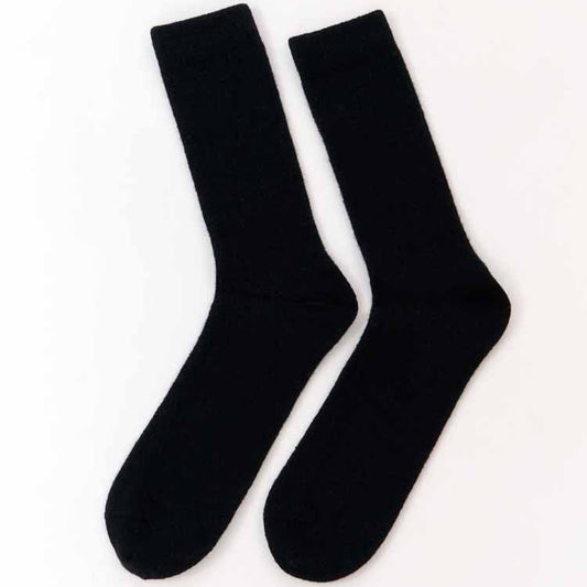 Lisos Wool Socks - Black