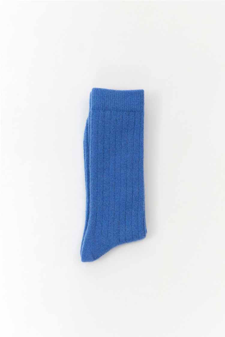 Lisos Wool Socks - Blue