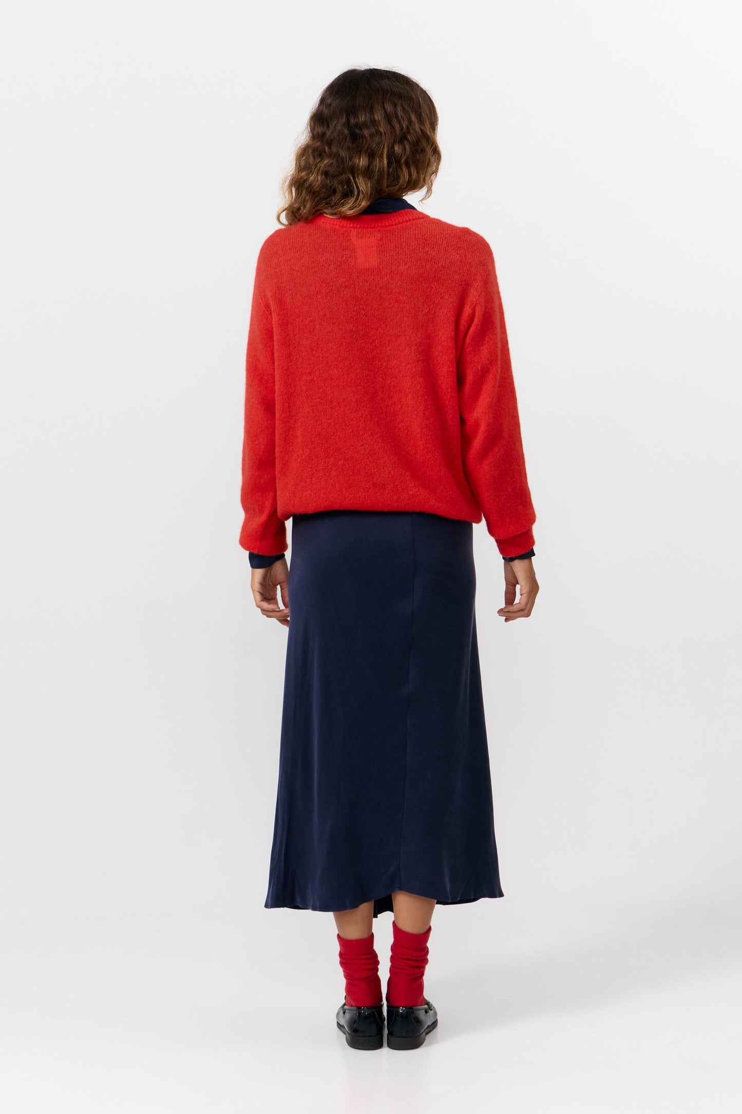 LAST ONE in M - Babol Alpaca Jumper - Red