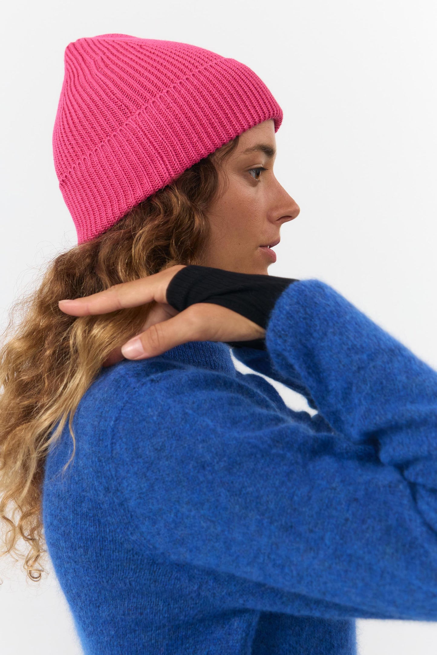 LAST ONES in L - Babol Alpaca Jumper - Blue