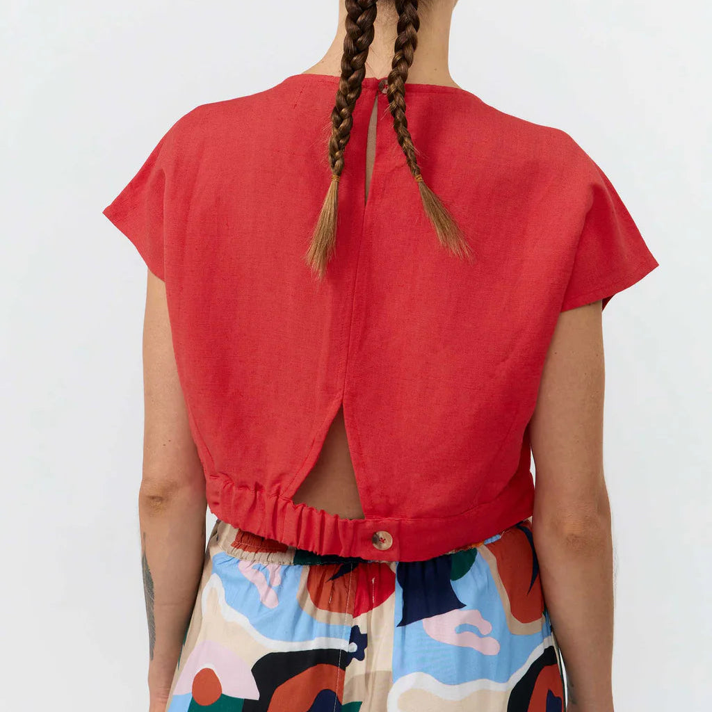 LAST ONE in XL - Hebron Top - Red