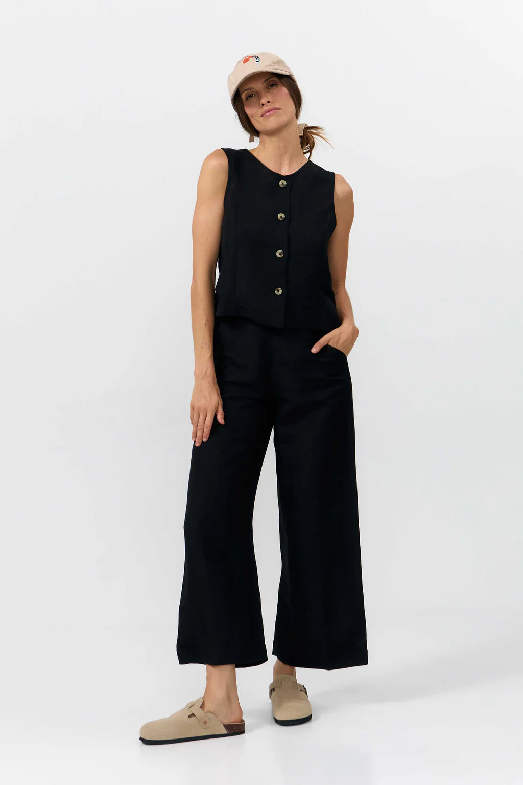 Fuji 2-sided Top - Black