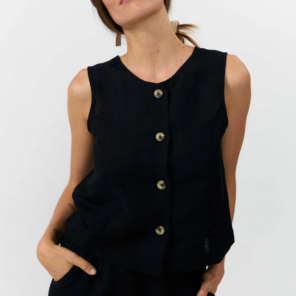 Fuji 2-sided Top - Black