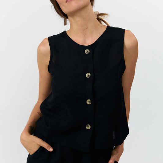 Fuji 2-sided Top - Black