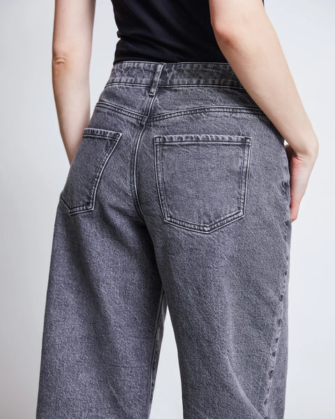 LAST ONE in 31 - Sunny Wide Leg Jeans - Light Grey