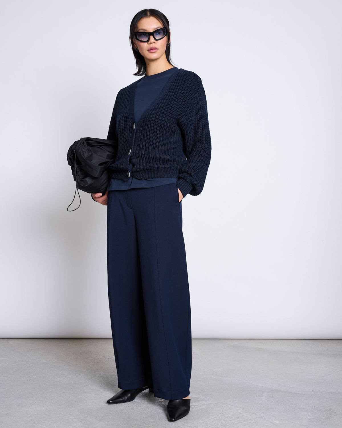 Juny Barrel Leg Pants - Nightfall