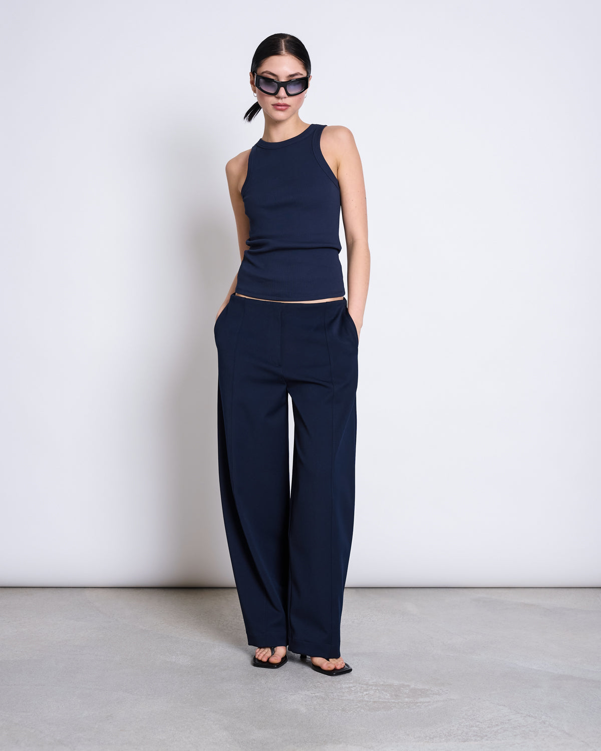 Juny Barrel Leg Pants - Nightfall