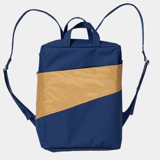 Backpack - Navy & Camel