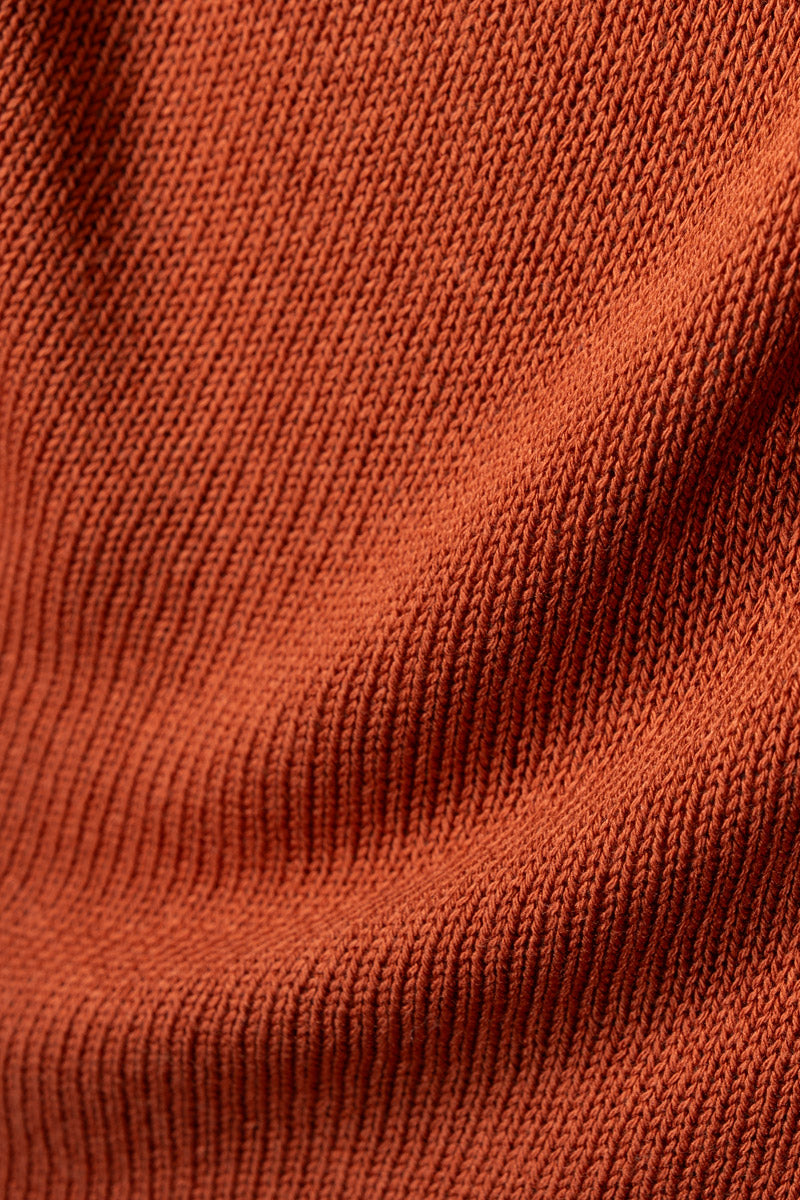 Valeria Recycled Viscose Top - Brown Terracotta