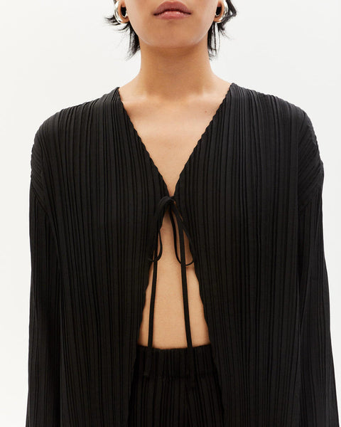 LAST ONE in XS/S - Pleated Marina Blouse - Black