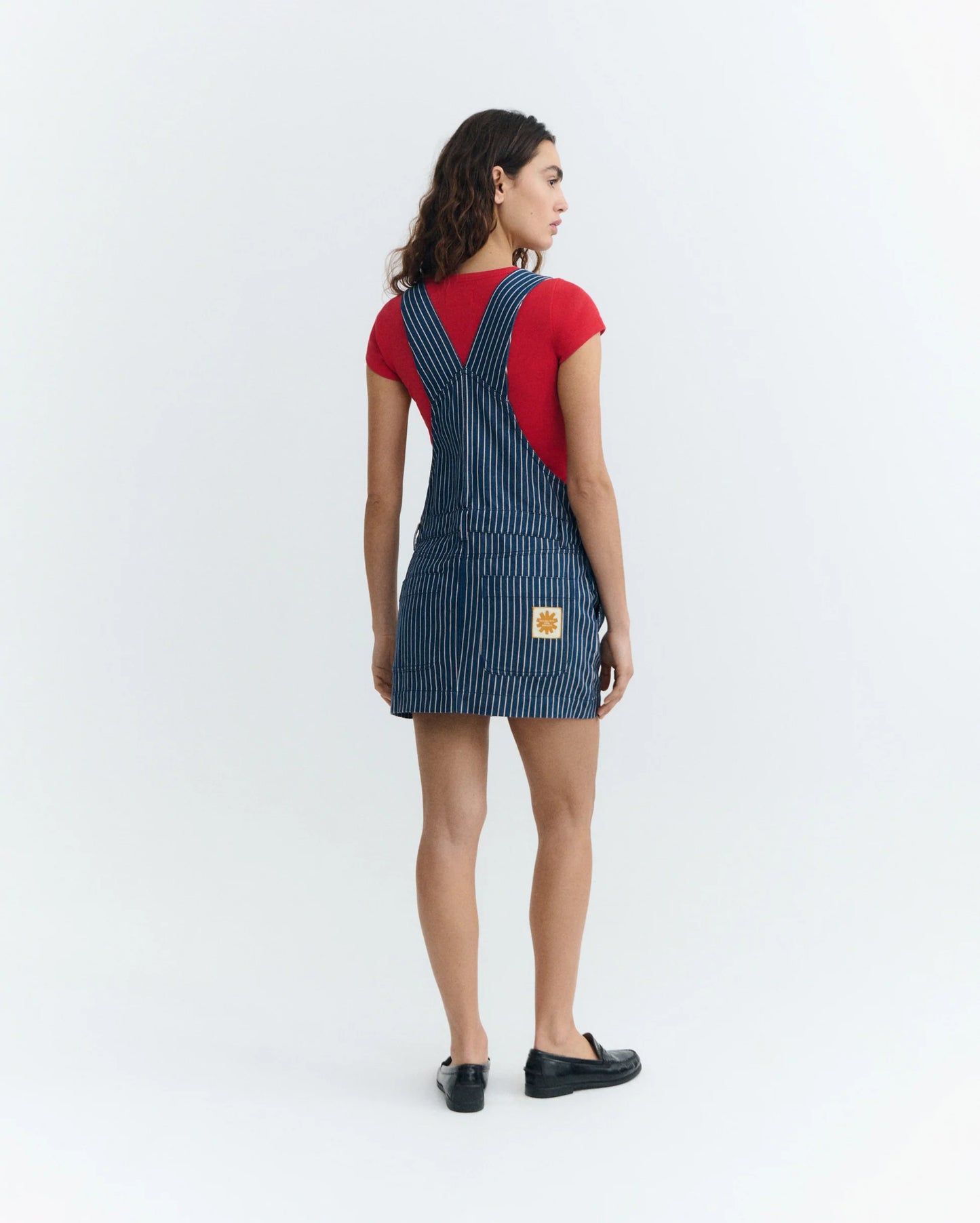 Short Dress Rafaela - Railway Stripes