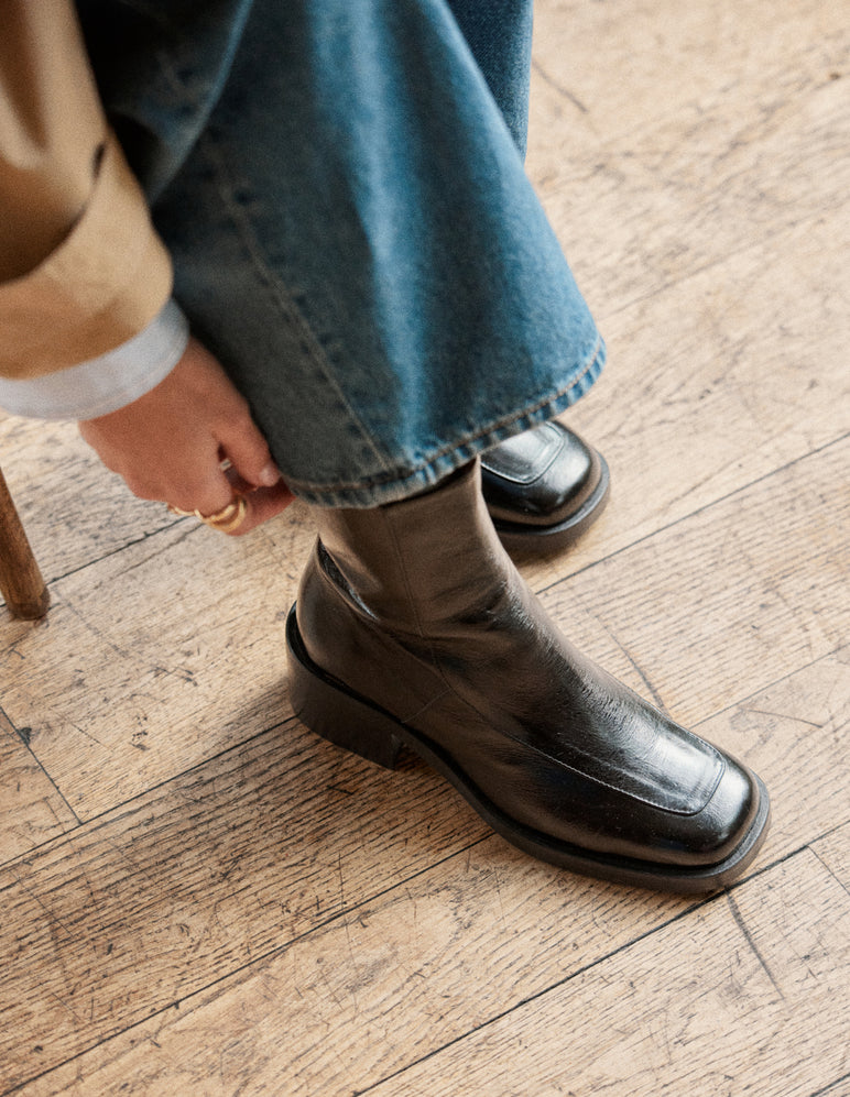 Heeled Ankle Boots Callie - Black