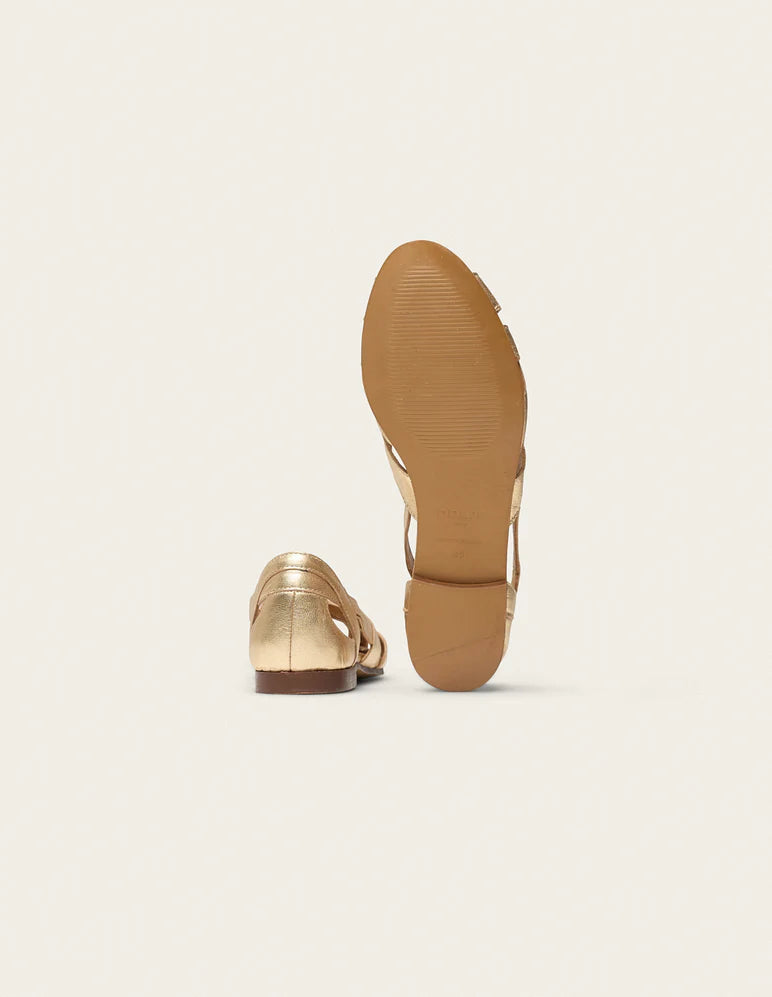 LAST PAIR in 41 - Clémentine Sandals - Golden Leather