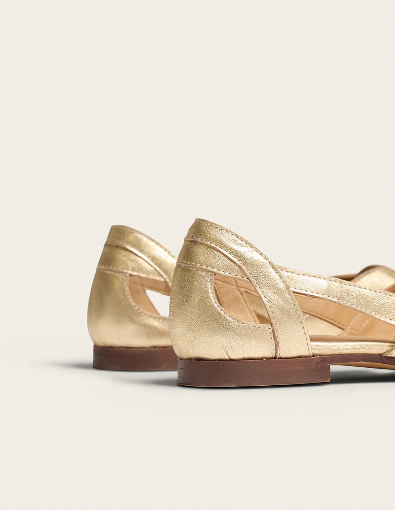 LAST PAIR in 41 - Clémentine Sandals - Golden Leather