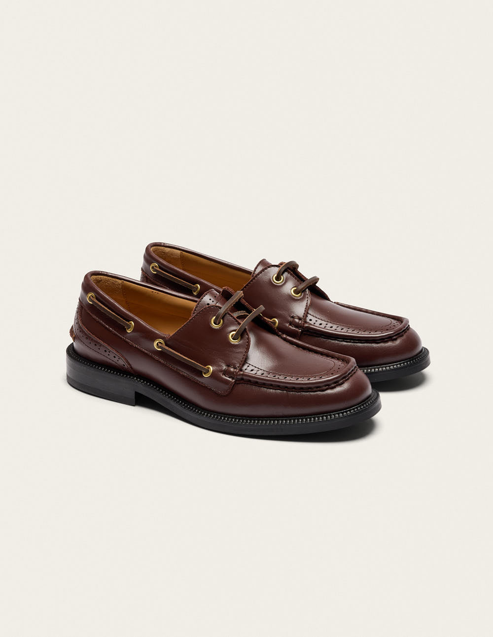 Niza Derbies - Brown Leather