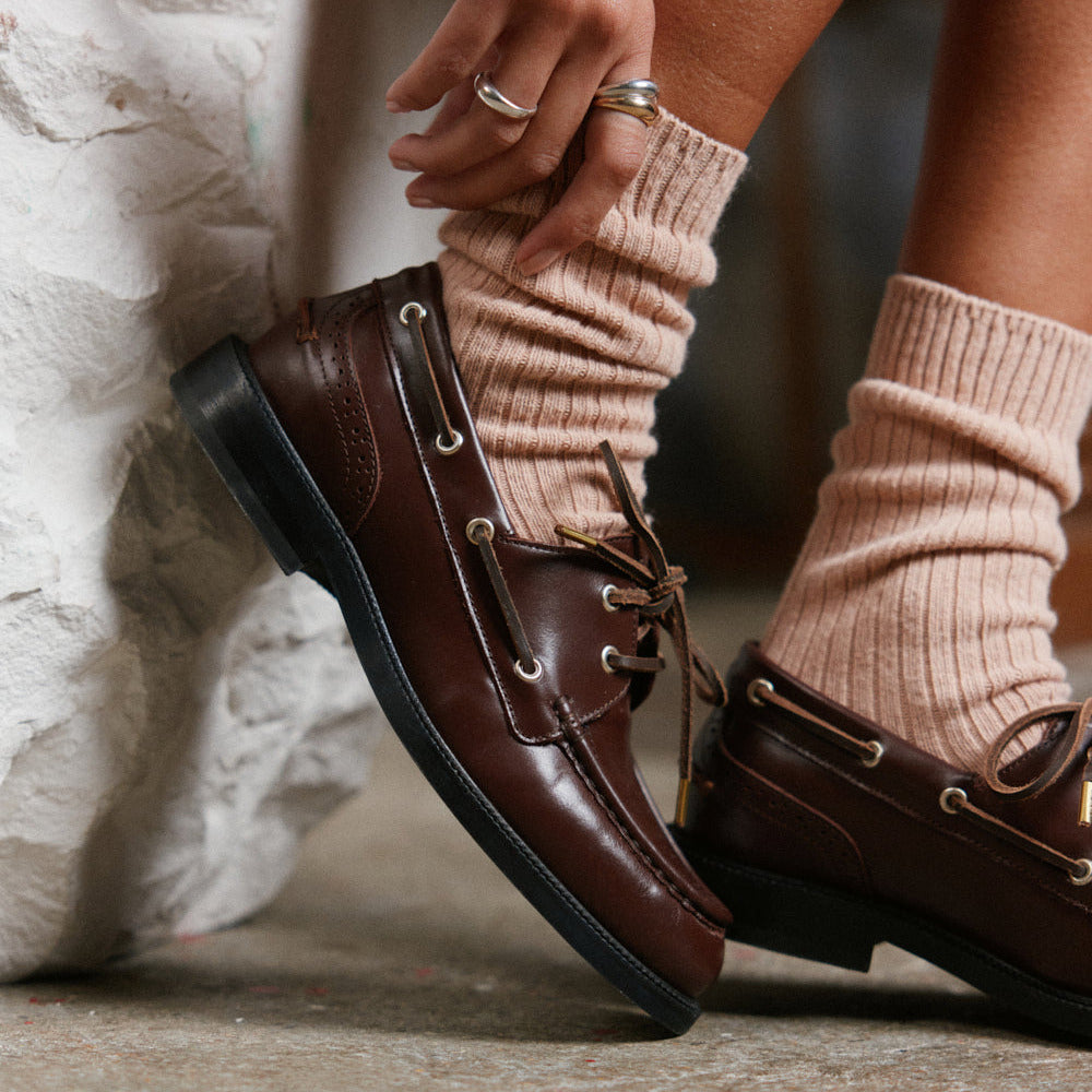 Niza Derbies - Brown Leather