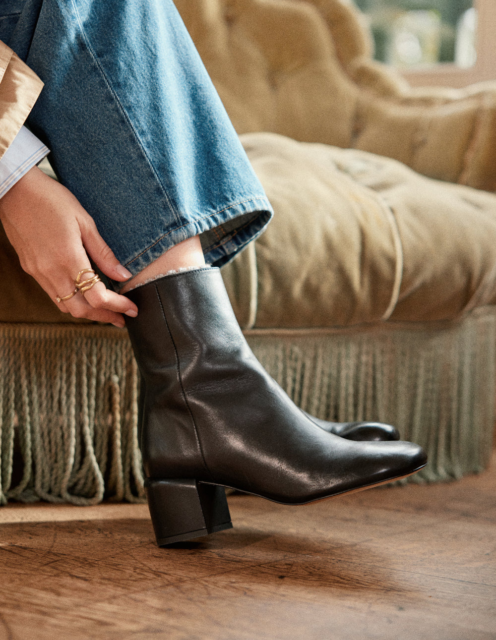 Heeled Ankle Boots Tasmin - Black